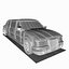 3d limousine limo toon model