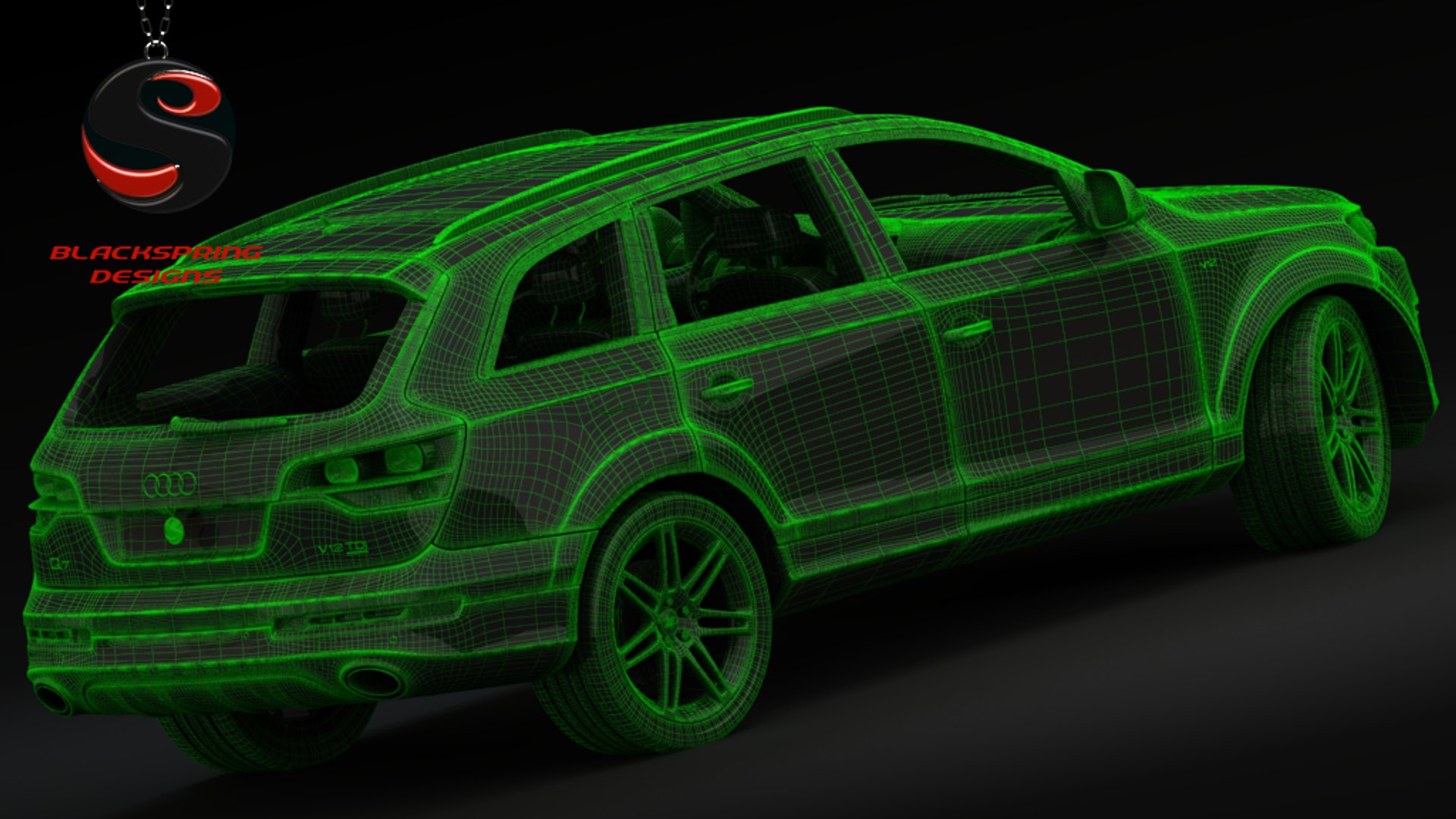 3d Audi Q7 V12 Tdi, image size:1920x1080