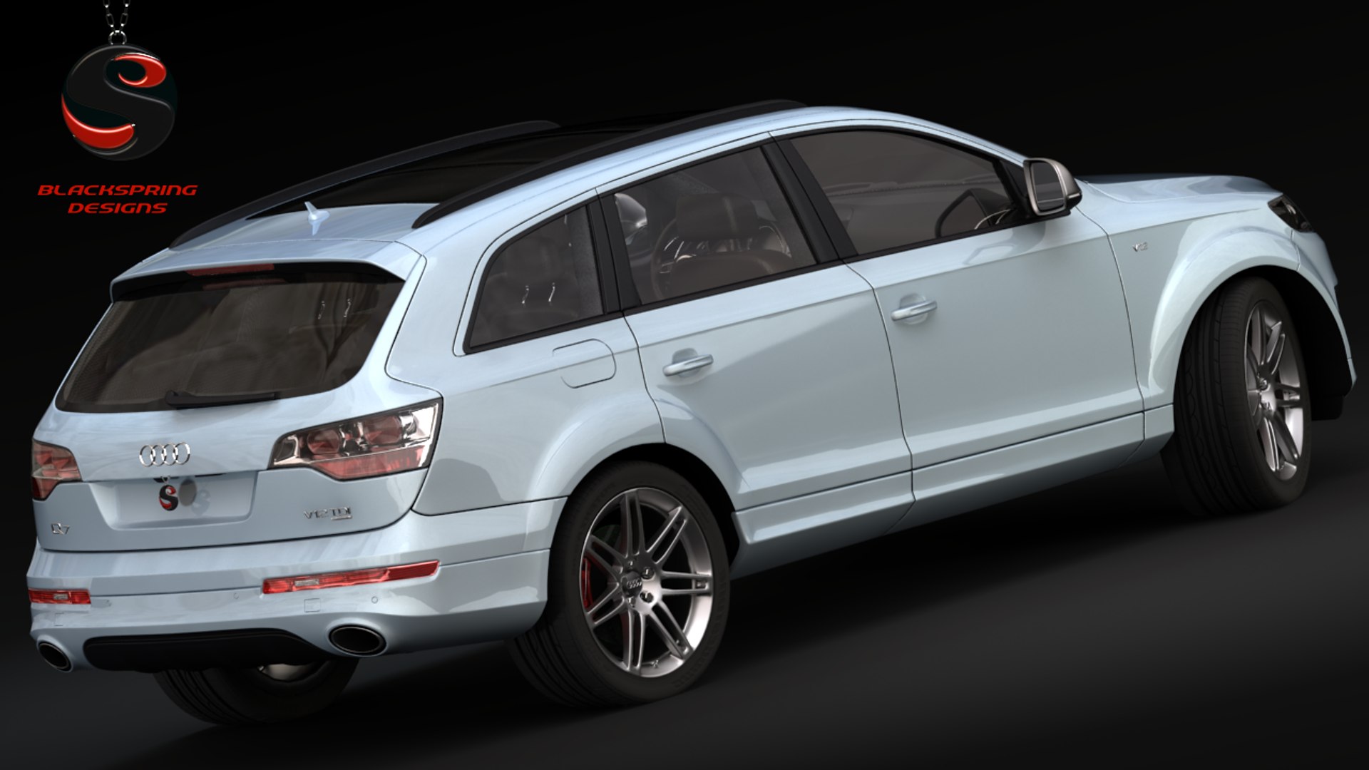 3d Audi Q7 V12 Tdi, image size:1920x1080