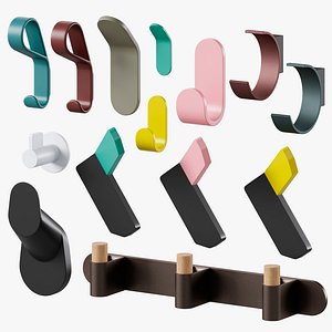 Wall Hooks Set 2 model