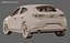 3D 2019 mazda 3 hatchback model