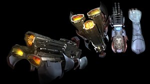 Transforming Mechanic Gun Arm By Rafael T Diaz