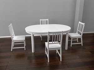 IKEA kitchen set BJURSTA and STEFAN 3D model