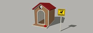 dog 3D model
