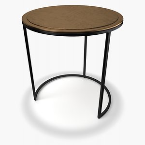 3D knurl large accent table model