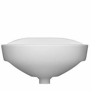 Wall Hung Half Round Wash Basin
