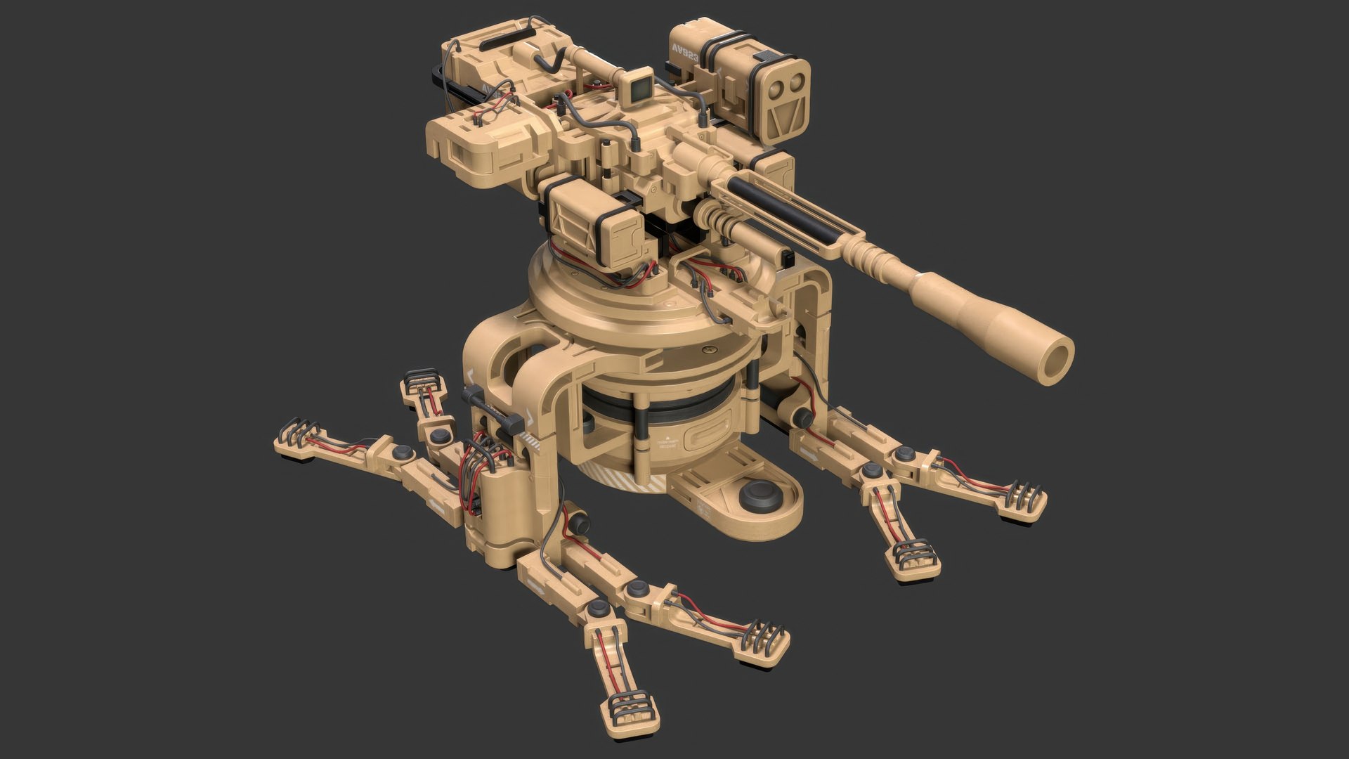 3D Sentry Gun-1-Desert-Clean-Blend-4-5 https://p.turbosquid.com/ts-thumb/0a/n7AZ4x/ZO/m1v2preview6/jpg/1792339062/1920x1080/fit_q87/ad54075d2d5910e311e717639f3b3bc4e795223a/m1v2preview6.jpg