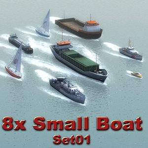 3ds max boats speedboat supply vessel