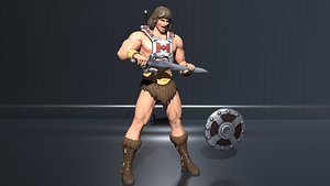 He Man low-poly