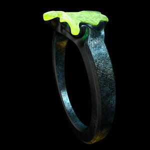 ring glowing 3d model