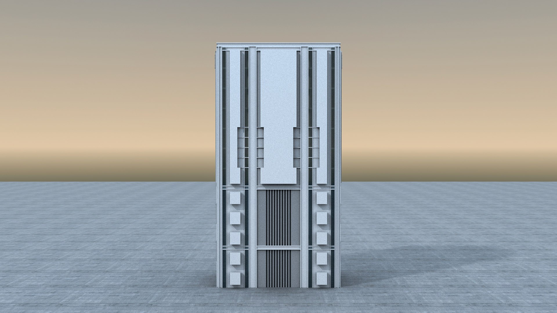 3D Model Future Building 027 - TurboSquid 2293613