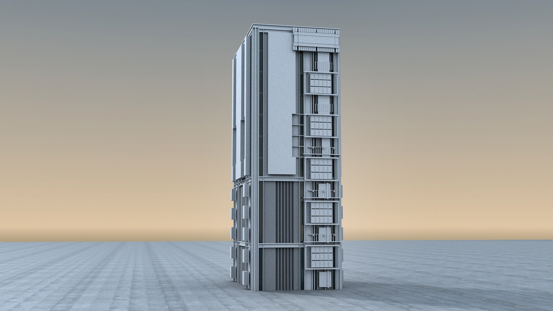 3D Model Future Building 027 - TurboSquid 2293613