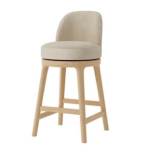 RH EMMA SWIVEL BARSTOOL 3D