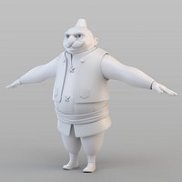 Cartoon Ottoman Inkeeper