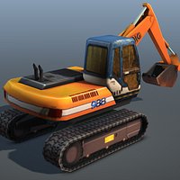 Digger - low poly