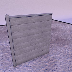 concrete fence 002