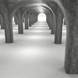 Archway Dungeon Piece Tile Tileable Sector Cathedral Crypt Building Column