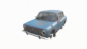 Soviet abandoned car