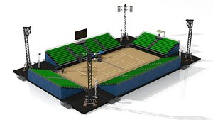 3D model Tennis Stadium