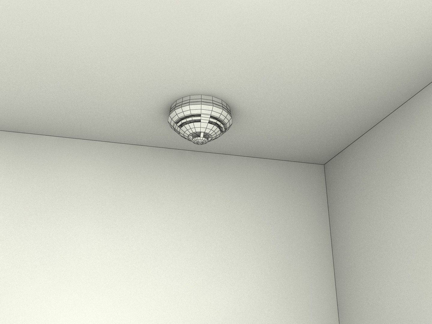 Details Smoke Detector Sprinkler 3d Model