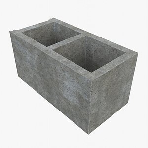 Cinder Block Stretcher Corner model