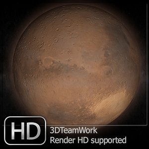 3dsmax planet mars hd suported