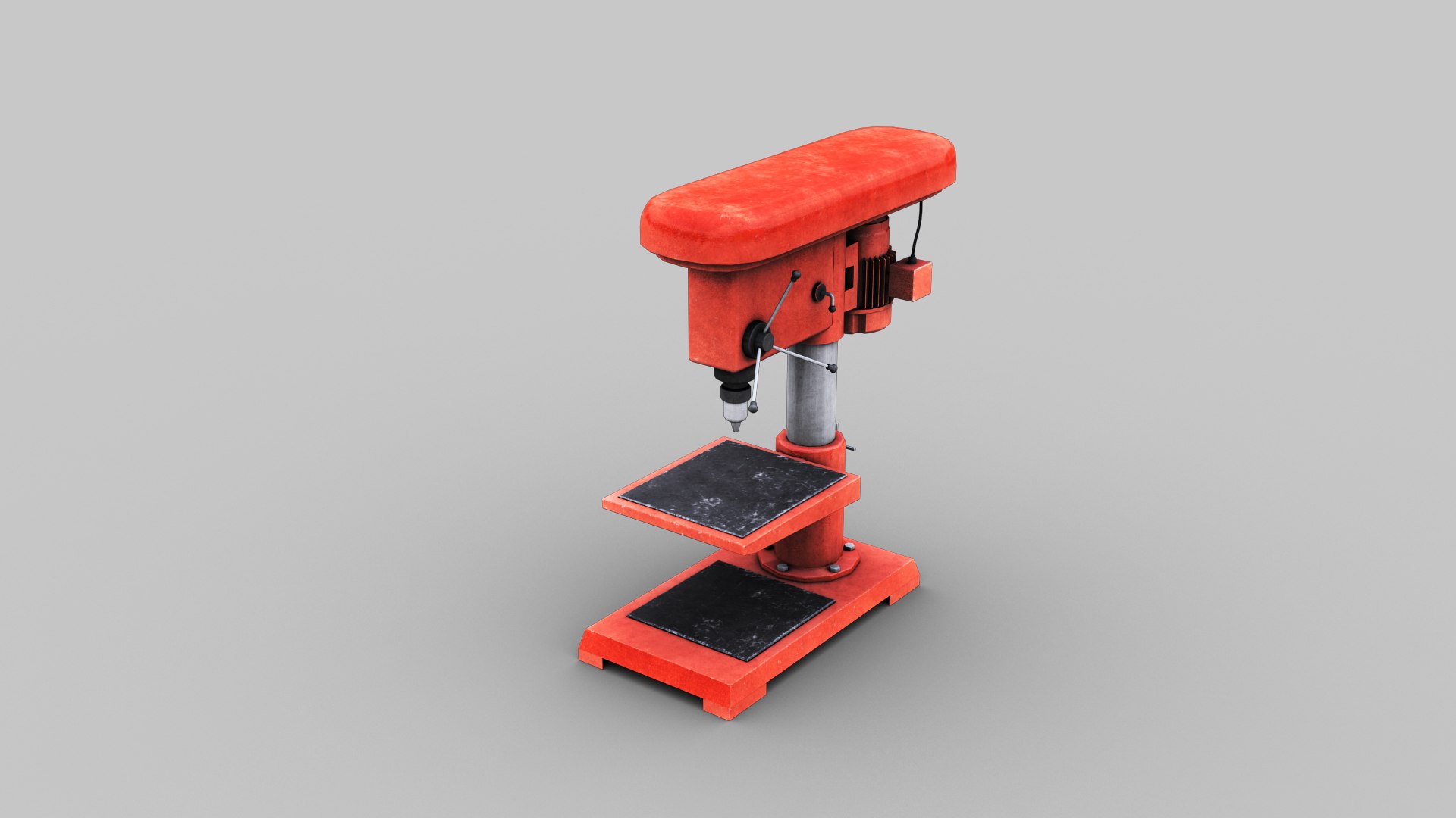 Bench drill lowpoly model https://p.turbosquid.com/ts-thumb/0b/FVS6Xh/qf/drill_00012copy/jpg/1693659939/1920x1080/fit_q87/e4f42eabc196b5eb27d8afdaa4097571c86fd3ce/drill_00012copy.jpg