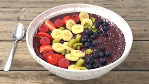 acai bowl 3D model