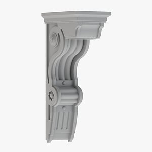 Scroll Corbel 13 3D model