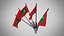 Wall Mount Flags 5 Of Maldives