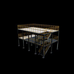Mezzanine 3D model 3D model