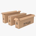 Cardboard Box 50x10x20 Bundle