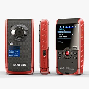 Samsung HMX-W190 Red pocket camcorder