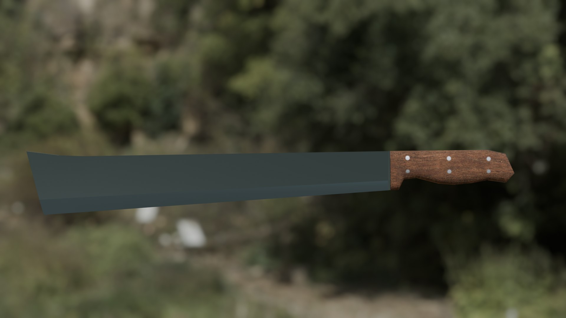 Machete 3D Low Poly Texture PBR 3D - TurboSquid 2336164