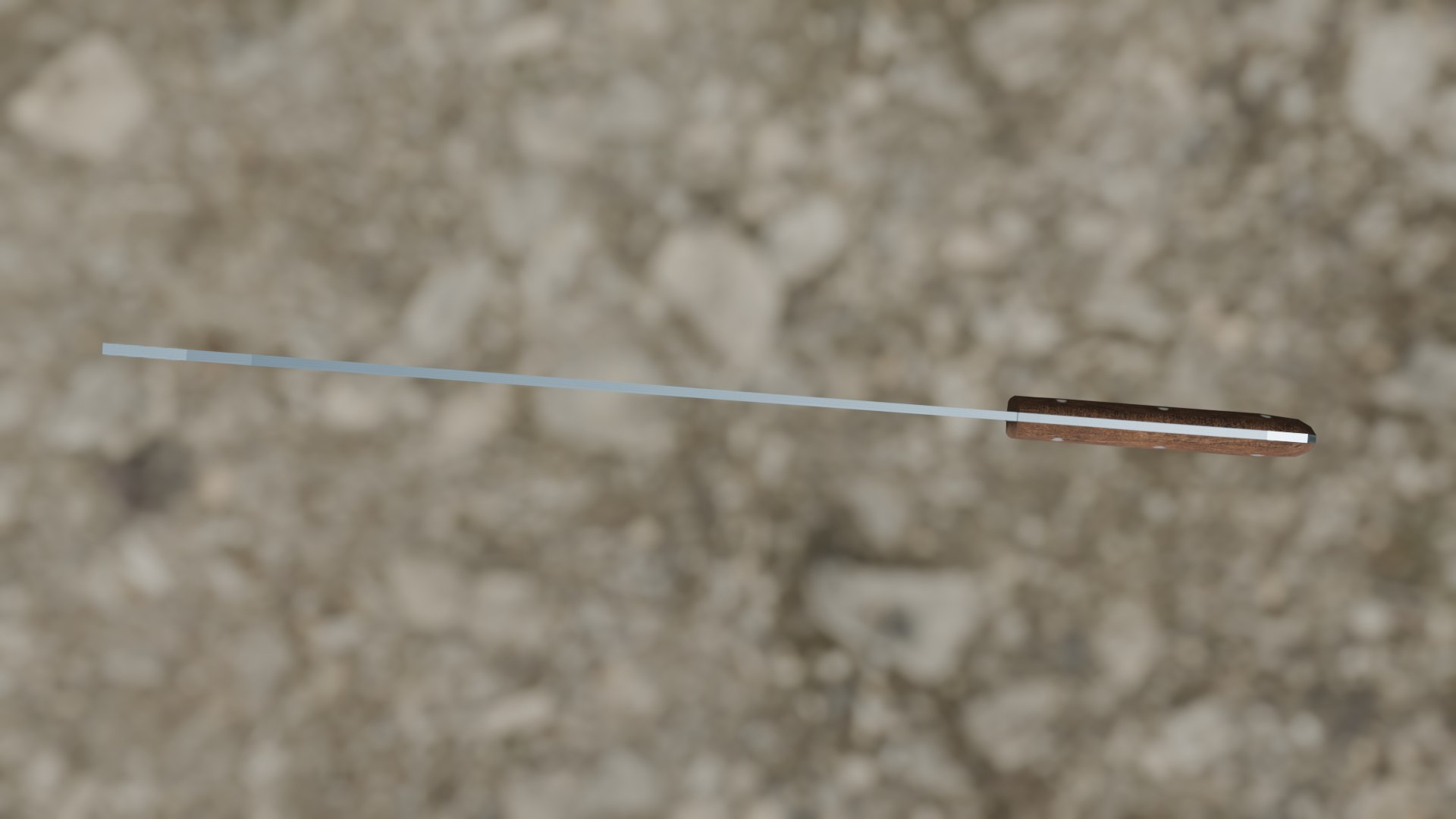 Machete 3D Low Poly Texture PBR 3D - TurboSquid 2336164