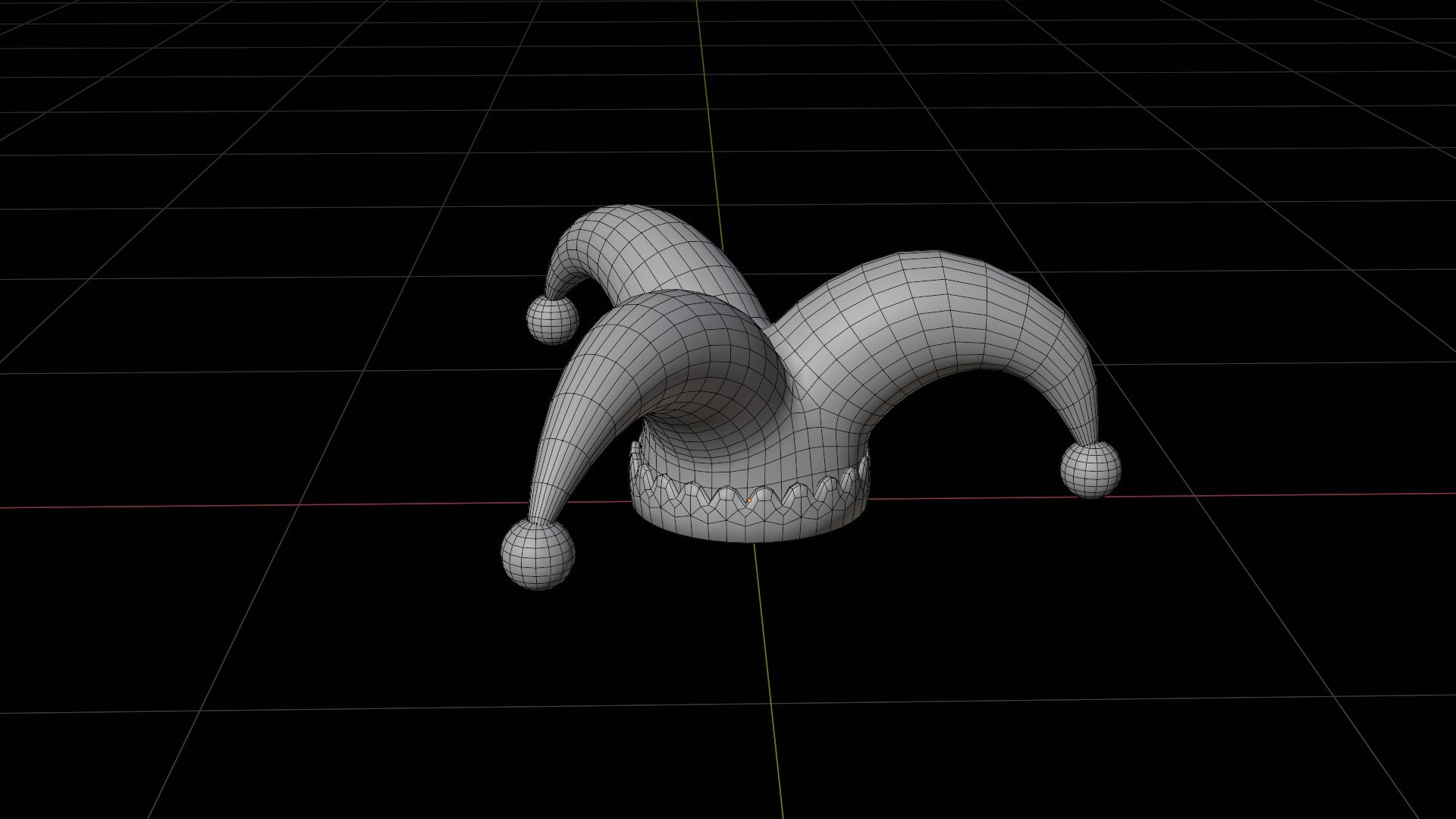 Cartoon clown hat 3D https://p.turbosquid.com/ts-thumb/0b/nOUxHK/He/clownhatwire/jpg/1717926690/1920x1080/fit_q87/e8cf29758ac037e0db5713530a06f1c5c77e4f7d/clownhatwire.jpg