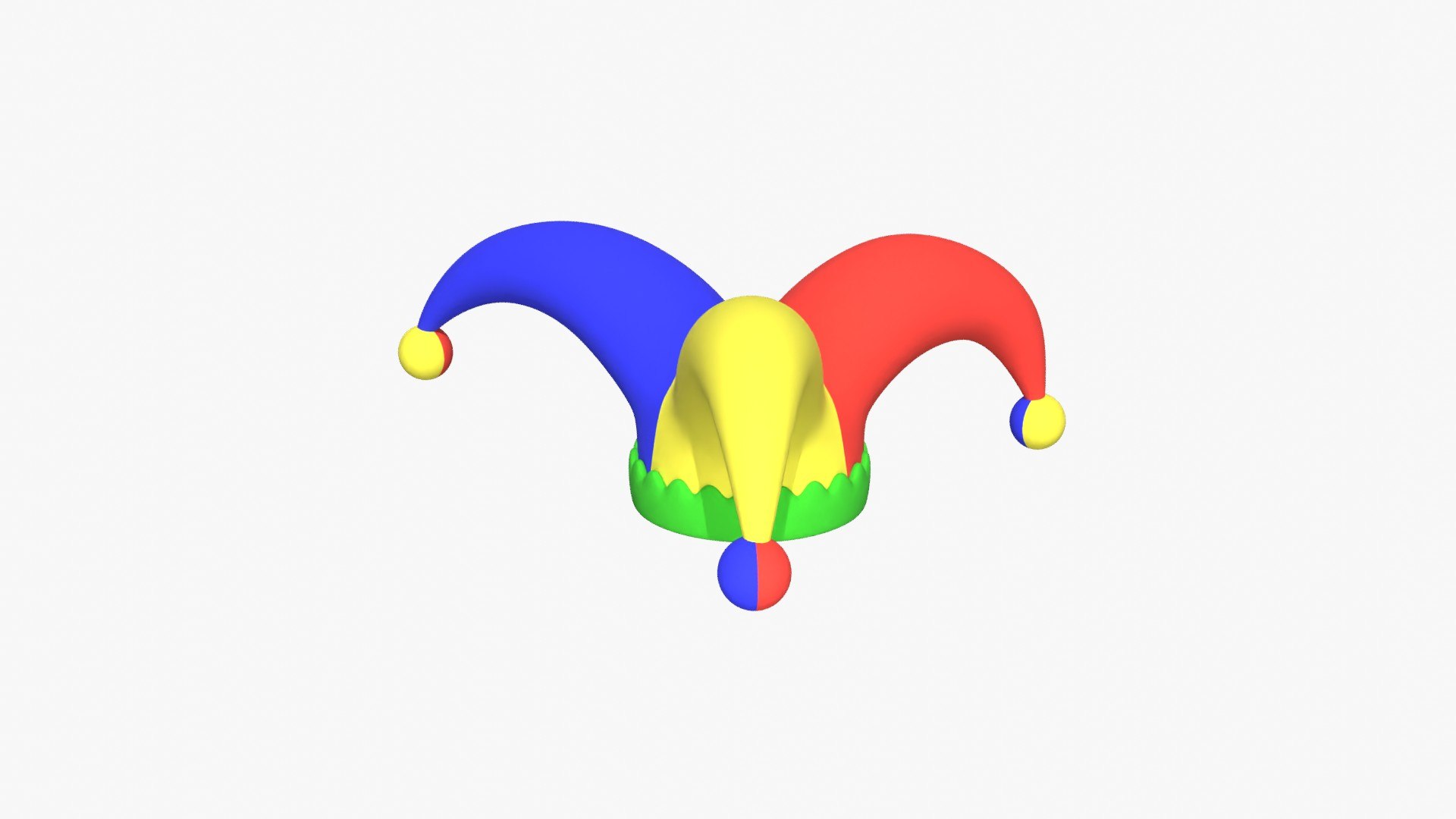 Cartoon clown hat 3D https://p.turbosquid.com/ts-thumb/0b/nOUxHK/PO/cartoonclownhat0002/jpg/1717926679/1920x1080/fit_q87/d3b2314002c50ac2bd8622bc99a36ee0b539a3e3/cartoonclownhat0002.jpg
