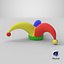 Cartoon clown hat