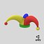 Cartoon clown hat