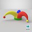 Cartoon clown hat