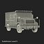 bank armored car simple 3d model