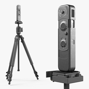 Subminiature Micro Film Camera on Tripod