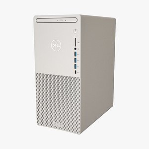 Dell XPS 8940 Desktop with Optical Drive White 3D