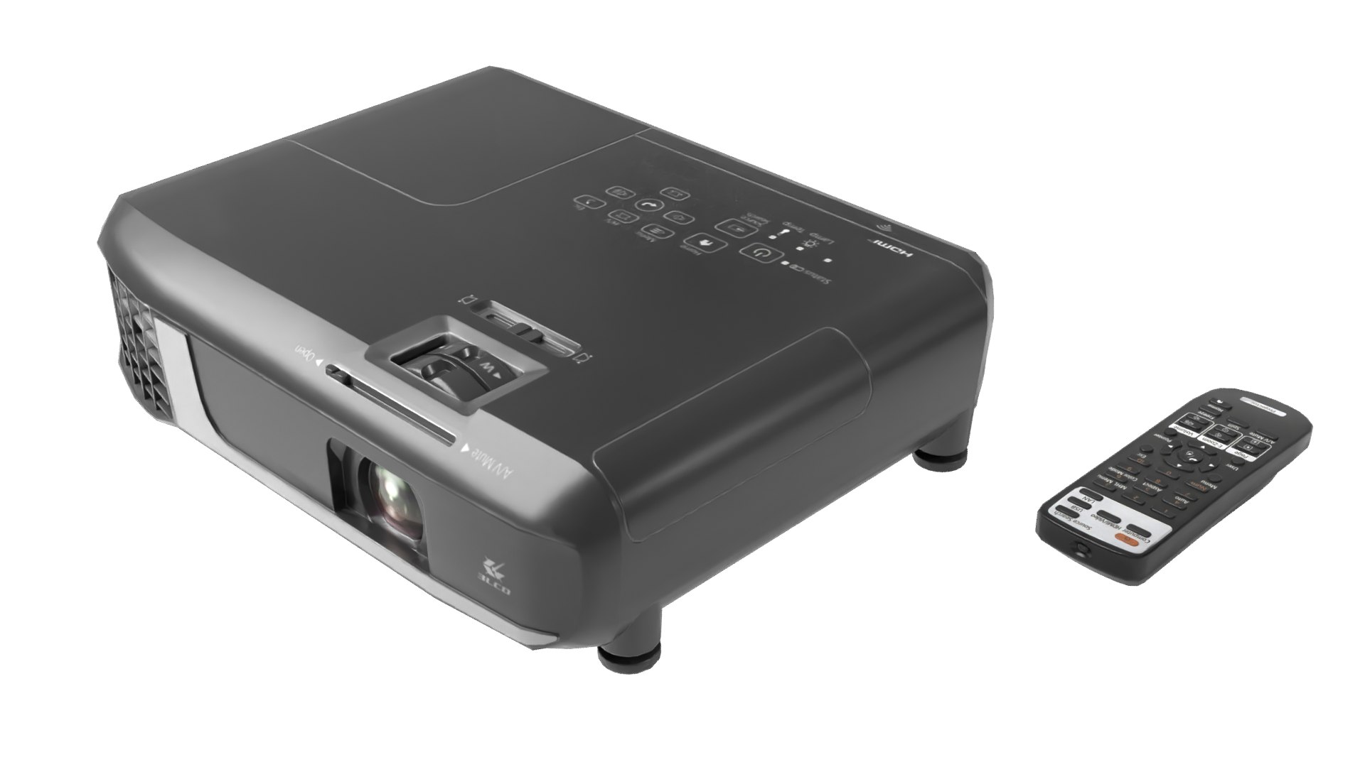 3D Projector Black Collection - TurboSquid 1802561
