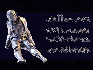 3D WWII Soldier Set 12