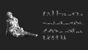 3D WWII Soldier Set 12