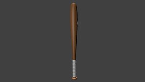 3D simple baseball bat model