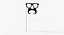 Mustache Sunglasses Stick Props