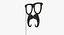 Mustache Sunglasses Stick Props