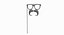 Mustache Sunglasses Stick Props